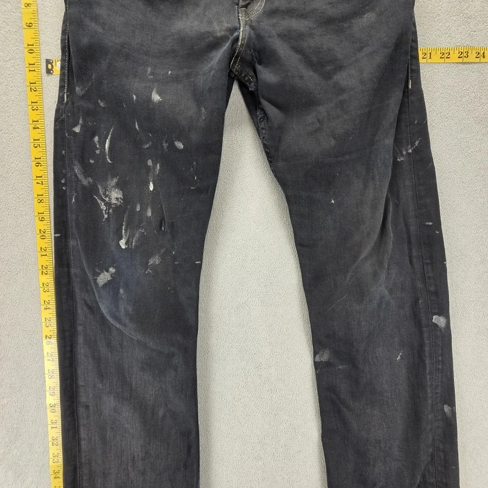 Vintage Levis 506‎ Jeans Mens 33x32 Black Standard Engineered Zip Fly